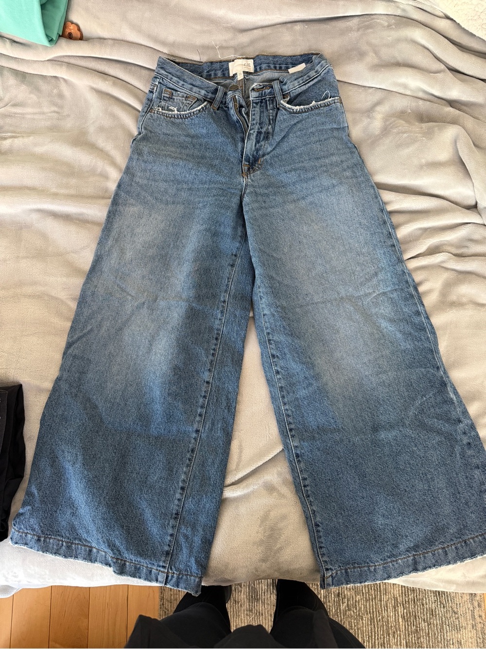 C/E Wide Leg High-Rise Women’s Jeans in Denim Blue